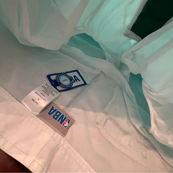 NBA Celtics Kelly Green Swim Shorts with White Drawstring Size: Extra Large NWT - Picture 4 of 7